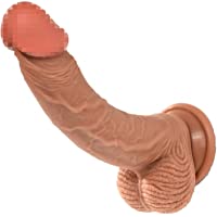 Consolador Realistico con Ventosa Fuerte- Sohimi Dildo de Silicona Elástica Consolador Sexual- Consolador Anal Perfecto…